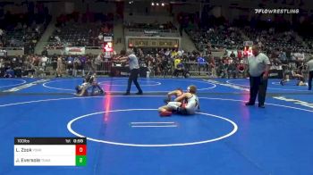 100 lbs Consolation - Luke Zook, Yorkville WC vs Jay Eversole, Tnwa