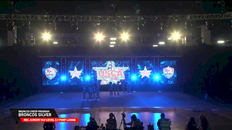 Broncos Cheer Program - Broncos Silver [2026 Rec Junior 14U Level 3.1 Perf Large Day 2] 2026 US Open Cheerleading & Dance Championship