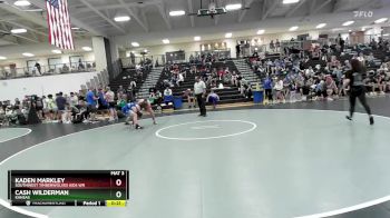 150 lbs Cons. Round 5 - Cash Wilderman, Kansas vs Kaden Markley, Southwest Timberwolves Kids Wr