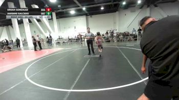 85 lbs Quarterfinal - Urijah Gonzalez, SoCal Hammers vs Jaegers Salcedo, Unattached