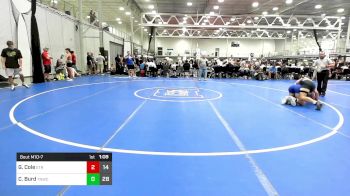 167 lbs Semifinal - Gavin Cole, Escape The Rock Dual Team vs Christian Burd, Team Nauman Wrestling Club White