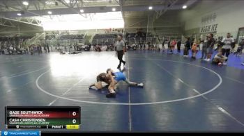 90 lbs Round 1 - Gage Southwick, Sanderson Wrestling Academy vs Cash Christensen, Sanderson Wrestling Academy