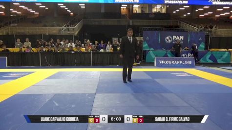 Sarah C. Firme Galvao vs Luane Carvalho Correia 2025 Pan Jiu Jitsu IBJJF Championship