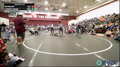 52 lbs Consolation - Kutter Gay, Blackwell Wrestling Club vs Camden Holden, Ponca City Wildcat Wrestling