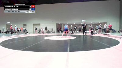 170 lbs Champ. Round 1 - Allyson Alaniz, TX vs Kinslee Collier, OK