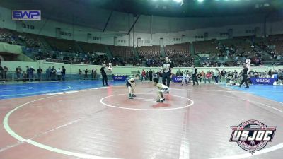 46 lbs Consi Of 4 - Antonio Gonzales, Standfast vs Slader Gibson, Team Guthrie Wrestling