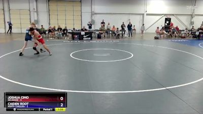 125 lbs Placement Matches (8 Team) - Joshua Cimo, Delaware vs Caiden Root, North Carolina