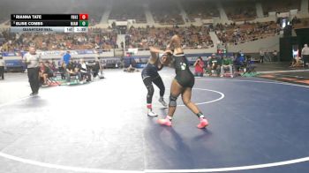 154-D2 Quarterfinal - Rianna Tate, Poston Butte High School vs Elise Combs, Miami High Schoool