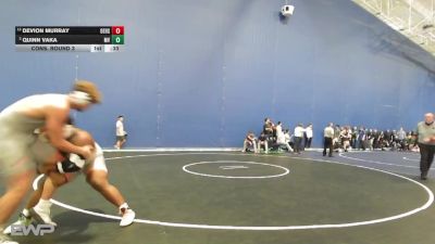 285 lbs Cons. Round 3 - Quinn Vaka, Mill Valley vs Devion Murray, Olathe East