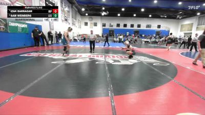 150 Boys Quarterfinal - Izak Barragan, Imperial vs Sam Weinberg, La Costa Canyon