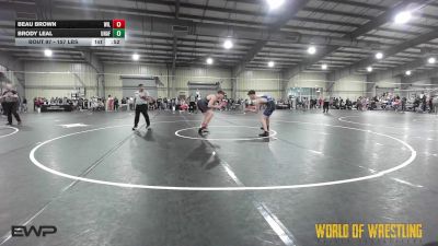 157 lbs Consi Of 16 #2 - Beau Brown, Willard Youth Wrestling vs Brody Leal, Unaffiliated