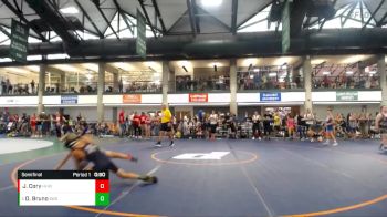 82-90 lbs Semifinal - Dante Bruno, Built By Brunson vs Jacob Cory, Harlem Huskies WC