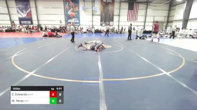 120 lbs Rr Rnd 2 - Cullen Edwards, TS Gentoo Penguins vs Mikey Perez, Grit Mat Club Red