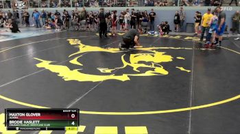 92 lbs Quarterfinal - Brodie Haslett, Chugach Eagles Wrestling Club vs Maxton Glover, Alaska