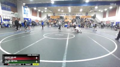 150 lbs Cons. Round 6 - Calen Reyna, Servite vs Adam Salas, Los Alamitos