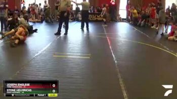 90 lbs Round 2 (4 Team) - Stone Helmrichs, Iowa Hammers vs Joseph Englese, Tribe Wrestling