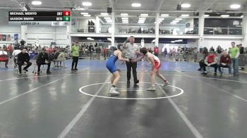 112 lbs Consi Of 4 - Michael Menyo, Smittys Wrestling Barn vs Jaxson Smith, Methuen