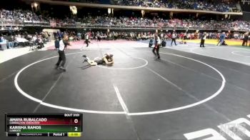 5A 100 lbs Quarterfinal - Amaya Rubalcado, Carrollton Creekview vs Karisma Ramos, Lubbock