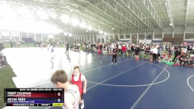 103-110 lbs Cons. Semi - Tripp Coleman, Empire Wrestling Club vs Keyan Rees, Northside Wrestling Club