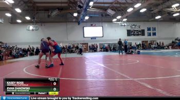 174 lbs Quarterfinal - Evan Danowski, Wisconsin-Whitewater vs Kasey Ross, Wisconsin-Platteville
