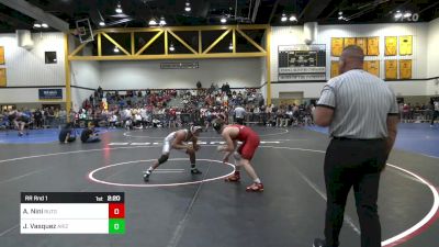 149A lbs Rr Rnd 1 - Alex Nini, Rutgers vs Jesse Vasquez, Arizona State