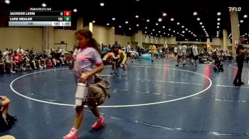 120 lbs 4th Wrestleback (32 Team) - Luke Mealer, Team Mat Clash vs Jackson Lavin, Indiana Outlaws