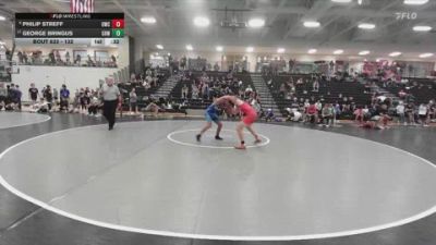 132 lbs Cons. Round 7 - Philip Streff, UWC vs George Bringus, Greater Heights Wrestling