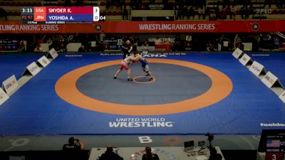 97 kg Semifinal - Kyle Snyder, USA vs Arash Yoshida, JPN