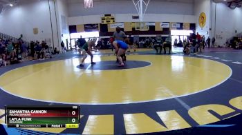 110 lbs Cons. Round 4 - Layla Funk, Mogadore vs Samantha Cannon, Poland Seminary