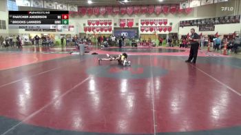 70 lbs Cons. Semi - Brooks Lanners, Dakota Boyz Wrestling Club vs Thatcher Anderson, WCAABE Knights