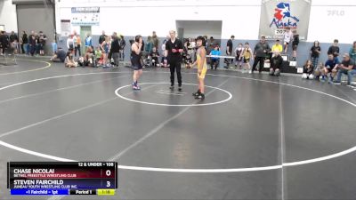 108 lbs Quarterfinal - Chase Nicolai, Bethel Freestyle Wrestling Club vs Steven Fairchild, Juneau Youth Wrestling Club Inc.