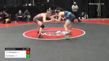 138 lbs Quarterfinal - Cody Thompson, Unattached 8 vs Alex Emmer, Unattached 69