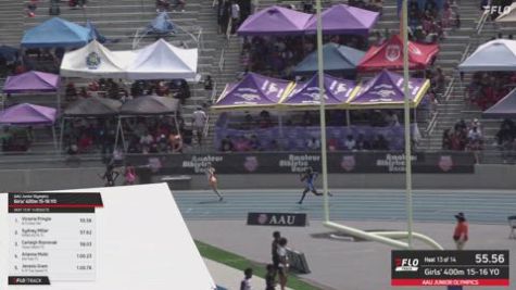 2026 AAU Junior Olympic Games - Youth Girls' 400m, Semi-Finals 14 - Age 15-16