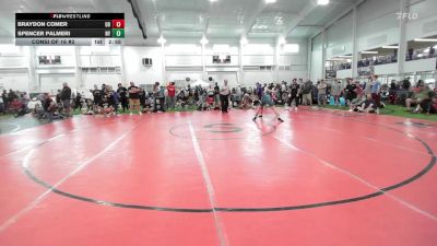 E-139 lbs Consi Of 16 #2 - Braydon Comer, OH vs Spencer Palmeri, NY