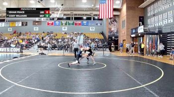 141 lbs Champ. Round 1 - Isham Peace, Lander vs Cody Williams, UNC Pembroke