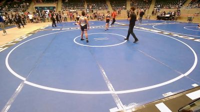 3rd Place - Kelly Wayne Tabor Jr, Berryhill Wrestling Club vs Beau Hazelwood, HURRICANE WRESTLING ACADEMY