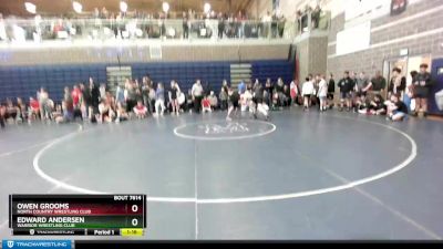 200 lbs Round 2 - Owen Grooms, North Country Wrestling Club vs Edward Andersen, Warrior Wrestling Club