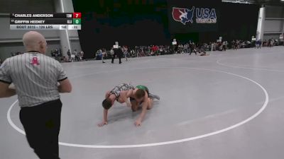 126 lbs Cons. Rd Of 16 - Griffin Heeney, Illinois vs Charles Anderson, Texas Select Wrestling
