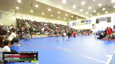 93-97 lbs 3rd Place Match - Jocelyn Torres, Threshold Wrestling Club vs Prisayis Harrell, LAWC