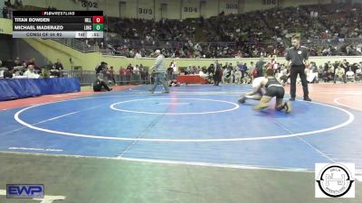 113 lbs Consi Of 64 #2 - Titan Bowden, Hilldale vs Michael Maderazo, Lincoln Christian