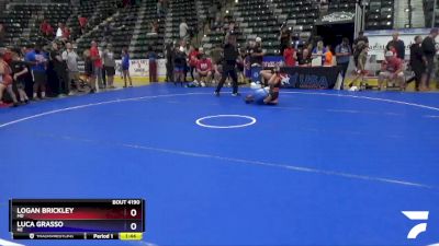 82 lbs Semifinal - Logan Brickley, MD vs Luca Grasso, NE