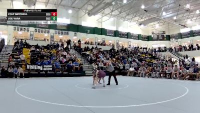 126 lbs Semis & 3rd Wb (16 Team) - Colt Mitchell, Central (Carroll) vs Joe Vara, Cass