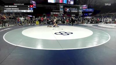 138 lbs Cons. Sub-rd Of 16 - Cael Brubaker, TX vs Caden Woodall, AZ