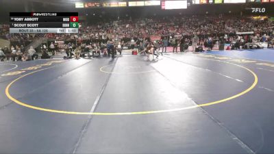 5A 126 lbs Champ. Round 1 - Scout Scott, Bonneville vs Toby Abbott, Middleton