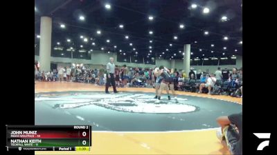 175 lbs Round 2 (6 Team) - John Muniz, Pasco Wolfpack vs Nathan Keith, Techfall White