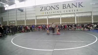 95 lbs Cons. Semi - Duncan Bown, Fremont Wrestling Club vs Koree Walker, Bear River Wrestling Club