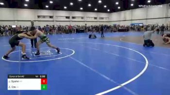 160 lbs Consolation - Jack Spahn, NY vs Zane Cox, VA