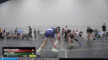 130 lbs Quarterfinals (8 Team) - Nick Moore, Southern Wolves Blue vs Scotty Edwards, Southern Wolves Gray