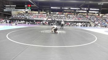 190 lbs Champ. Round 1 - Emrik Torres, Newton HS vs Adam Adcox, Basehor-Linwood HS