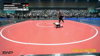 40 lbs Round Of 32 - Westin Barnes, Hutchy Hammers vs Maddox Rodriguez, The Valley Wrestling Club